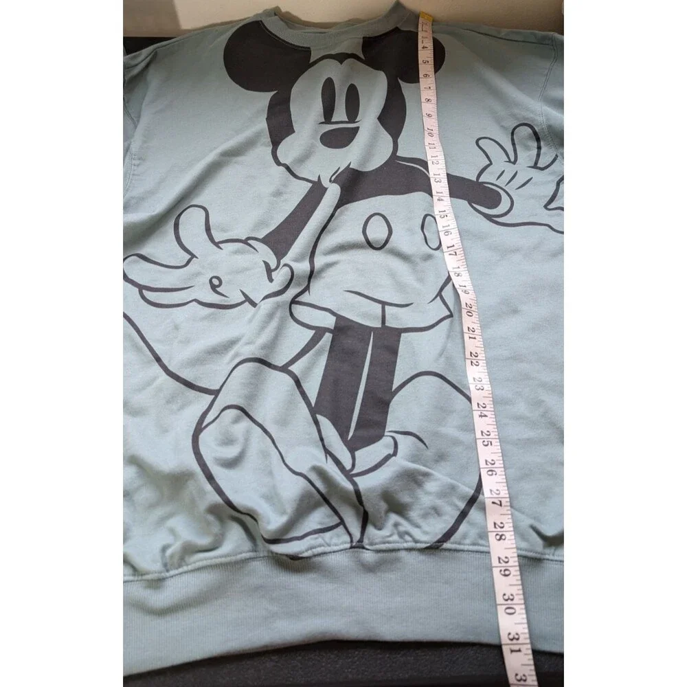 H&M Disney Mickey Sweatshirt Dropped Shoulders Comfy Cotton Oversized Small